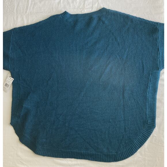 Black Tape Sweater Women's 2X Dark Teal Long Sleeve Pullover - Picture 2 of 5